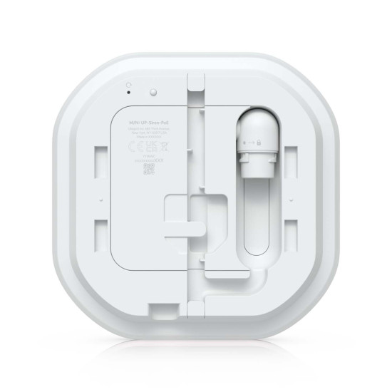 Sirenă PoE UniFi Ubiquiti pentru exterior cu alarmă de 110 dB și iluminare LED, UP-Siren-PoE